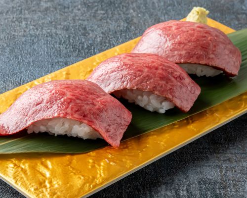 和牛ロース肉寿司