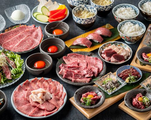 和牛のまるよしコース8800円(税込)